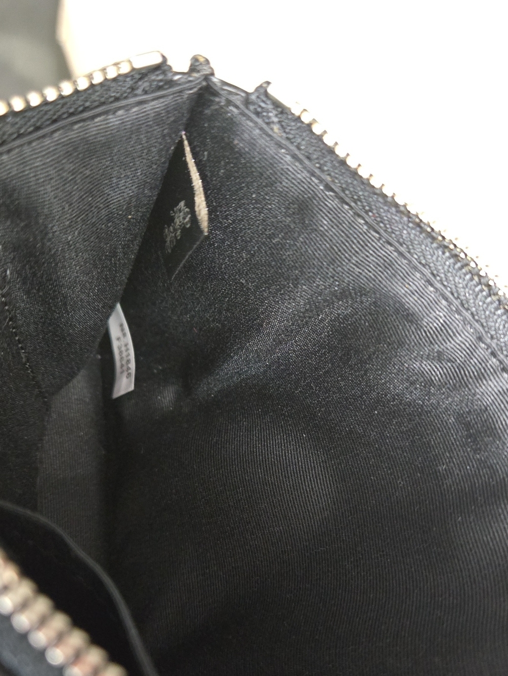 Like-new Coach Black Glitter Star Wristlet Pouch - Picture 6 of 8